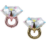 Diamantový prsten hliníkový párty balónek - Obrázek 7