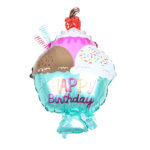 Zmrzlinový pohár hliníkový párty balónek