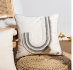 Povlak Šedobílý polštář s J 45*45cm - Obrázek 7