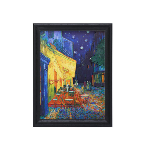 DIY 3D Nalepovací Obraz s rámečkem Terasa kavárny v noci - Vincent van Gogh - Obrázek 1