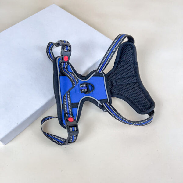 Polstrovaný postroj pro pejsky S (obvod těla až 60cm, lze zmenšit) délka 20 cm - Obrázek 9