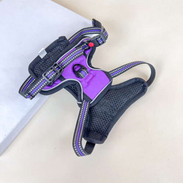 Polstrovaný postroj pro pejsky S (obvod těla až 60cm, lze zmenšit) délka 20 cm - Obrázek 11