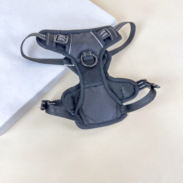 Polstrovaný postroj pro pejsky S (obvod těla až 60cm, lze zmenšit) délka 20 cm - Obrázek 1