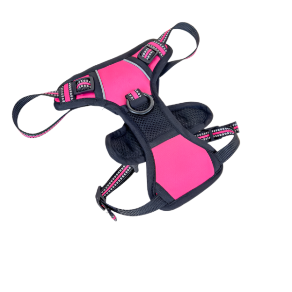 Polstrovaný postroj pro pejsky S (obvod těla až 60cm, lze zmenšit) délka 20 cm - Obrázek 16