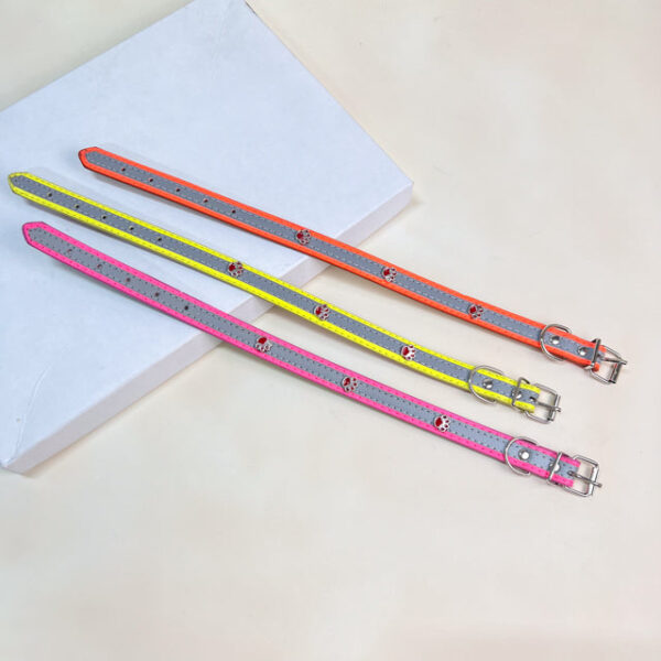 Kožený obojek 28-37 cm - Obrázek 2