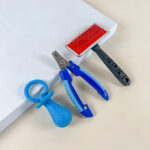 Sada na péči o srst s nehty s gumovou hračkou 15 cm - Obrázek 3