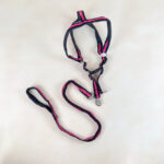 Pružné natahovací vodítko 90cm s postrojem 65cm obvod - Obrázek 6