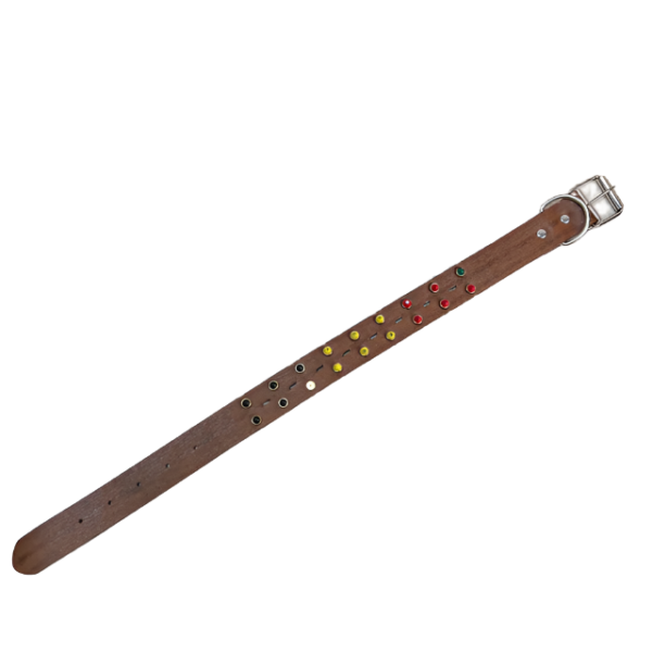 Kožený obojek 3x36-46 cm - Obrázek 7