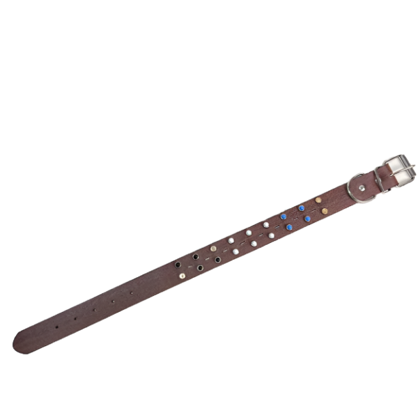 Kožený obojek 3x36-46 cm - Obrázek 8