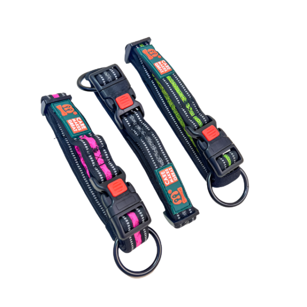 Nylonový reflexní a polstrovaný obojek 2 x 30-45cm - Obrázek 9