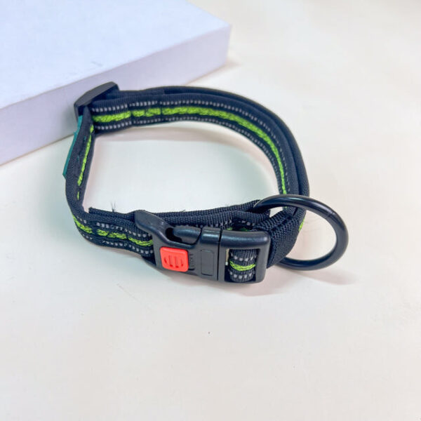 Nylonový reflexní a polstrovaný obojek 2 x 30-45cm - Obrázek 6