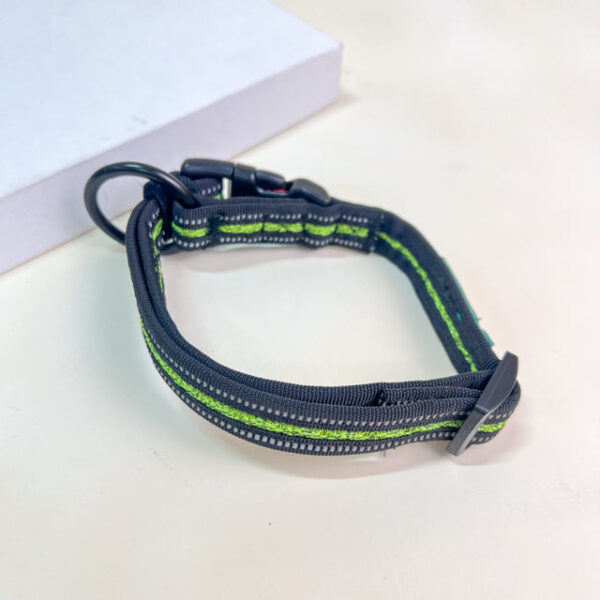 Nylonový reflexní a polstrovaný obojek 2 x 30-45cm - Obrázek 7