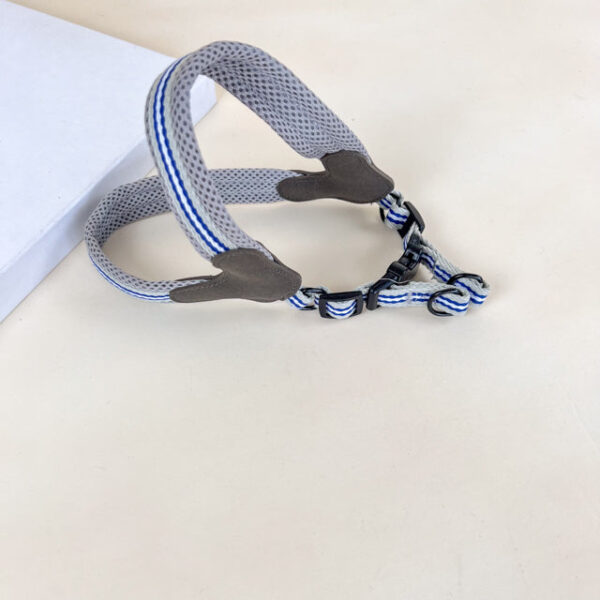 Polstrovaný postroj na psy S (obvod 45cm) šířka 3cm - Obrázek 7