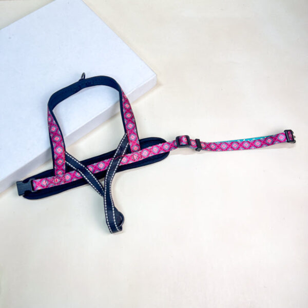 Barevný postroj pro psy 2.5cm (obvod 60-75cm) - Obrázek 1