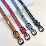 Kožený obojek 2x34,5 - 42 cm - Obrázek 2