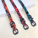 Kožený obojek pro psy 2 x 42 cm - Obrázek 2