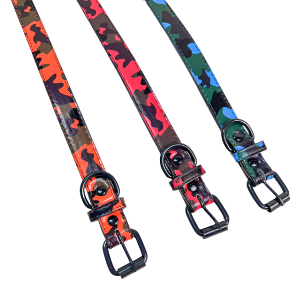 Kožený obojek pro psy 2 x 42 cm - Obrázek 6