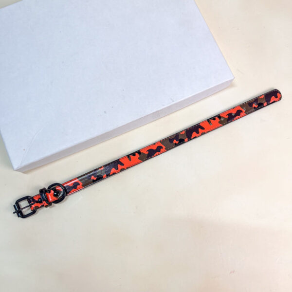 Kožený obojek pro psy 2 x 42 cm - Obrázek 4