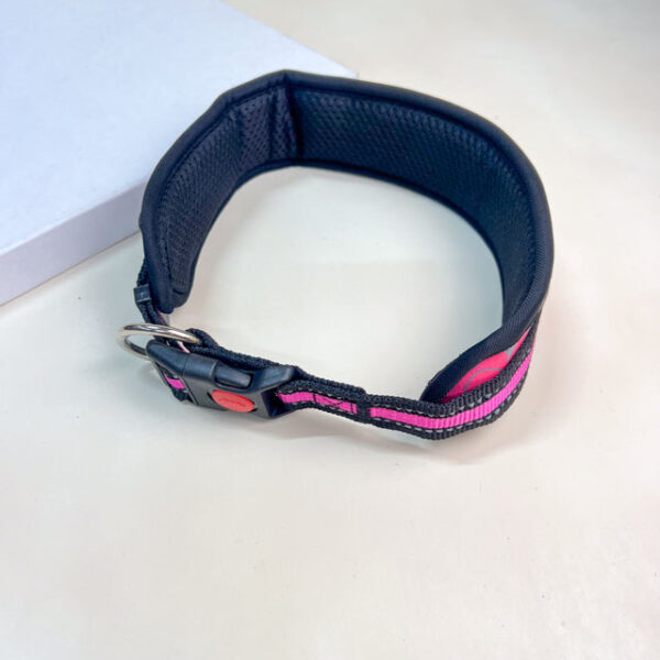 Polstrovaný reflexní obojek M s pojistkou (50-65 cm) - Obrázek 4