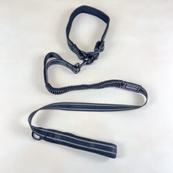 Pružné vodítko s obojkem (vodítko 115 cm, obojek 35-55cm)