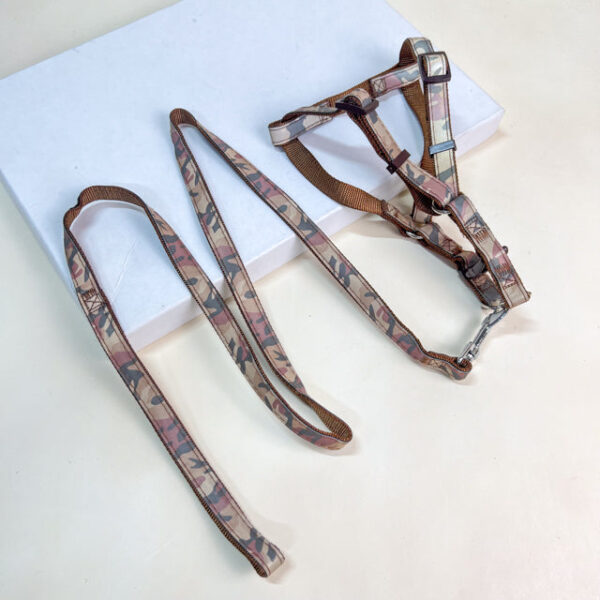 Malé reflexní vodítko s postrojem (vodítko 150 cm, obvod postroje 30-40 cm) - Obrázek 2