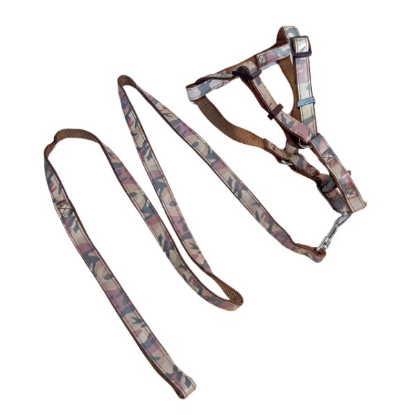 Malé reflexní vodítko s postrojem (vodítko 150 cm, obvod postroje 30-40 cm) - Obrázek 9