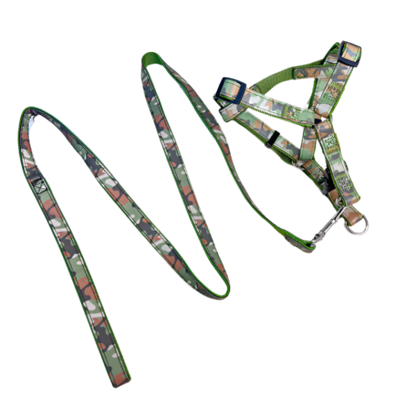 Malé reflexní vodítko s postrojem (vodítko 150 cm, obvod postroje 30-40 cm) - Obrázek 12