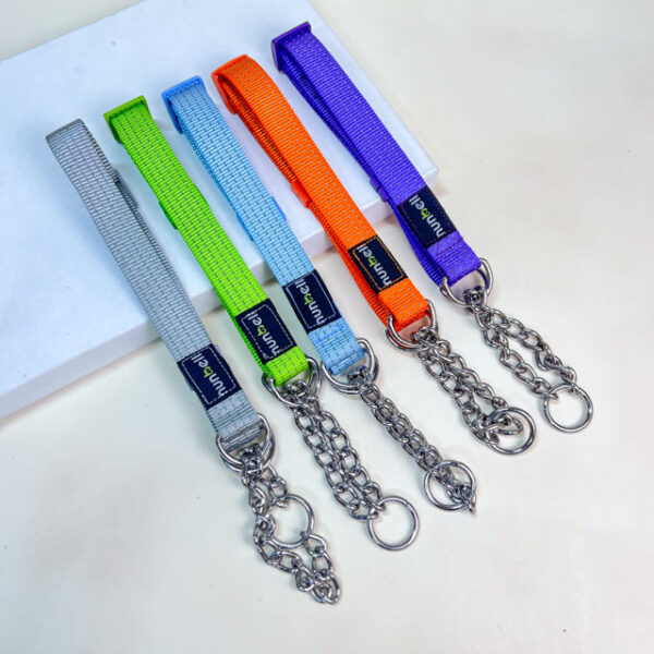 Reflexni obojek s řetězem pro psy 2x55-75 cm - Obrázek 2