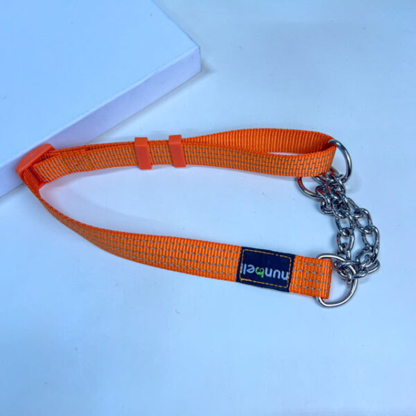 Reflexni obojek s řetězem pro psy 2x55-75 cm - Obrázek 4
