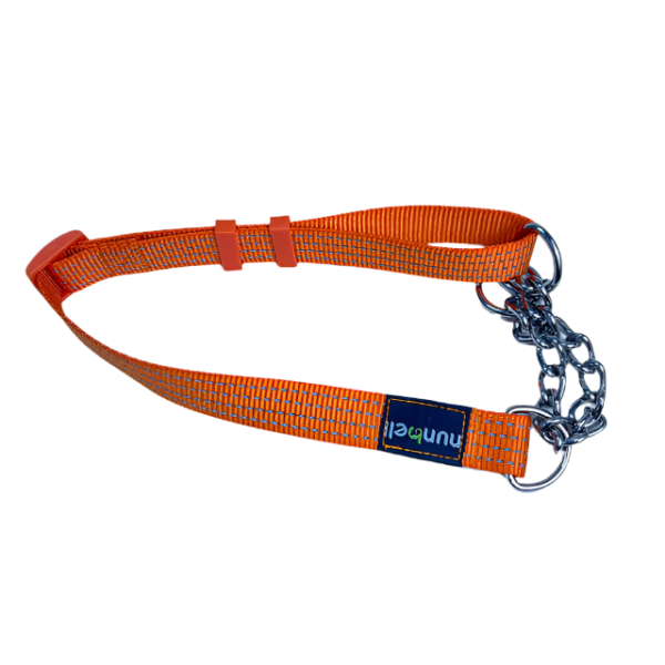 Reflexni obojek s řetězem pro psy 2x55-75 cm - Obrázek 9