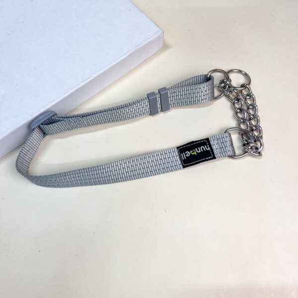 Reflexni obojek s řetězem pro psy 2x55-75 cm - Obrázek 1