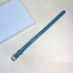 Kožený obojek pro psy s tlapkami 2cm, délka 45cm - Obrázek 3