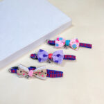 Obojek pro mazlíčky s mašličkou (obvod 18-25 cm)