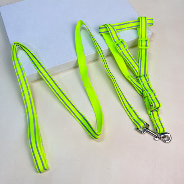 Sada reflexního vodítka s postrojem pro psy (postroj 45-55 cm) - Obrázek 6