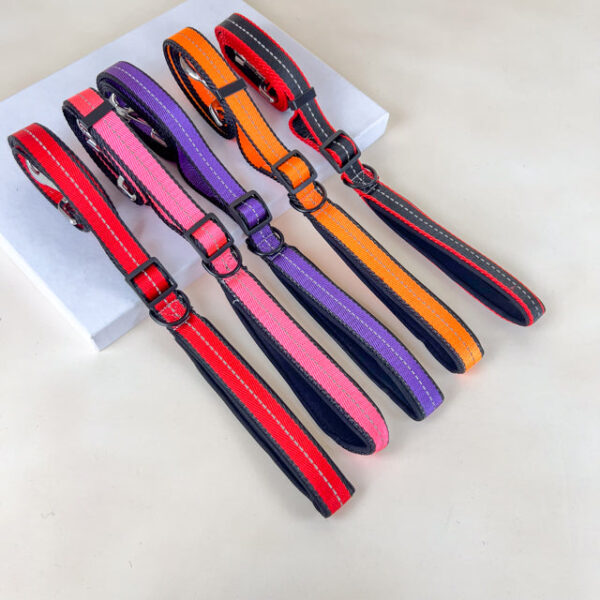 Polstrované reflexní vodítko pro psy 2cm (délka 100-170cm) - Obrázek 4