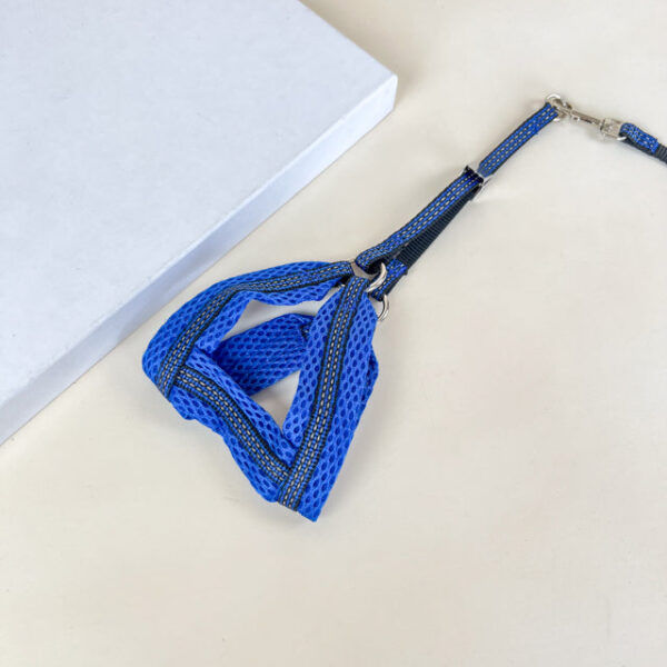 Sada reflexního vodítka s postrojem pro psy 1 cm (postroj 30-50cm, vodítko 110cm) - Obrázek 4