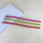 Kožený obojek pro psy s kamínky 40 × 2 cm - Obrázek 2