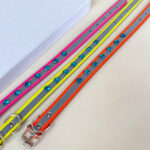 Kožený obojek pro psy s kamínky 40 × 2 cm - Obrázek 3