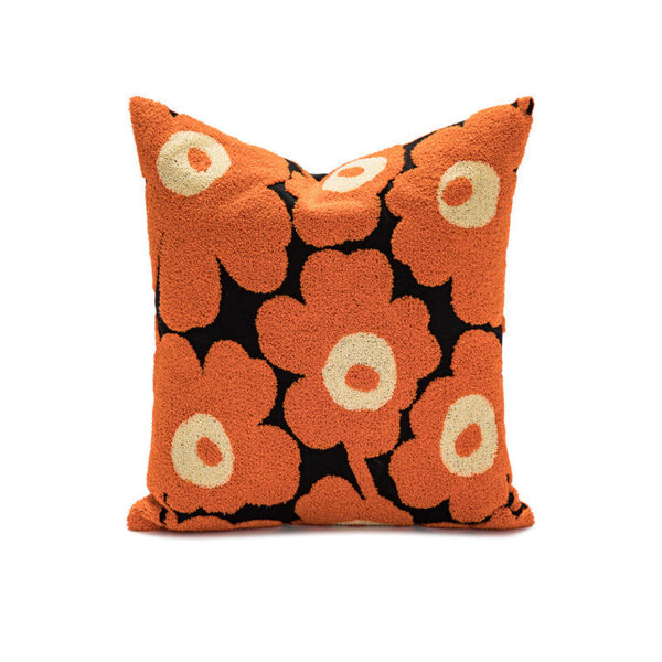 Povlak Oranžové kytky 45*45cm - Obrázek 1