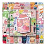 Samolepky Nápoje 50ks - 50 odlišných samolepek - Obrázek 4