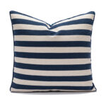 Povlak Modrobílé pruhy 45*45cm .