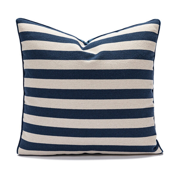 Povlak Modrobílé pruhy 45*45cm . - Obrázek 1