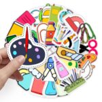 Samolepky Kancelářské potřeby 100ks - 100 odlišných samolepek - Obrázek 3