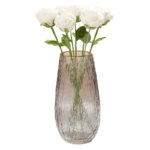 Růže Jedna bílá ručně držená růže v jednobarevném provedení - Obrázek 4