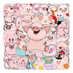 Samolepky Prase 50ks - 50 odlišných samolepek - Obrázek 2