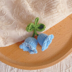 Přívěšek konvalinka Přívěsek na klíče s modrou konvalinkou [hotový