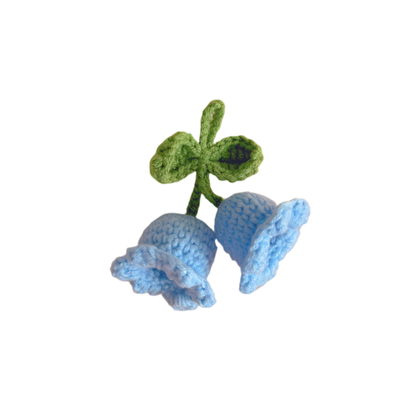 Přívěšek konvalinka Přívěsek na klíče s modrou konvalinkou [hotový - Obrázek 5