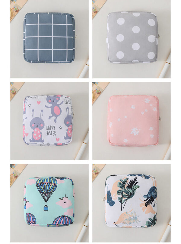 Přenosná taška na tampóny nebo kosmetiku - Obrázek 5