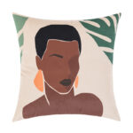 Povlak Béžová s postavou 45*45cm