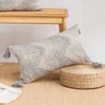 Povlak Bederní šedý polštář; 30*50cm